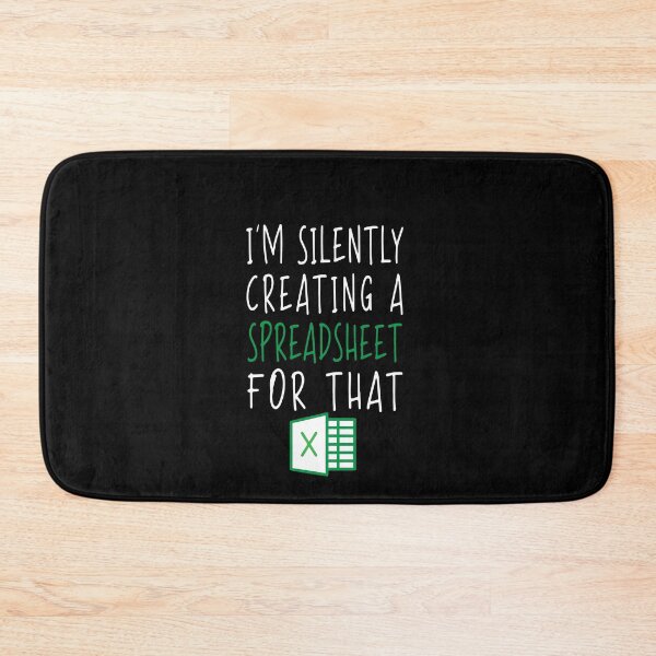 Item preview, Retro Funny Spreadsheet Design For Actuary Statistician I'm Silently Creating A Spreadsheet For That designed and sold by midodesign20.
