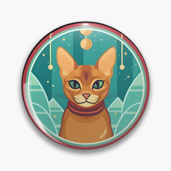 Item preview, Abyssinian Cat Xmas Ornament, Love Cats designed and sold by Logiamerch.