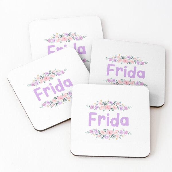 Item preview, Purple Flower Frida Name Label designed and sold by NormadWorld.