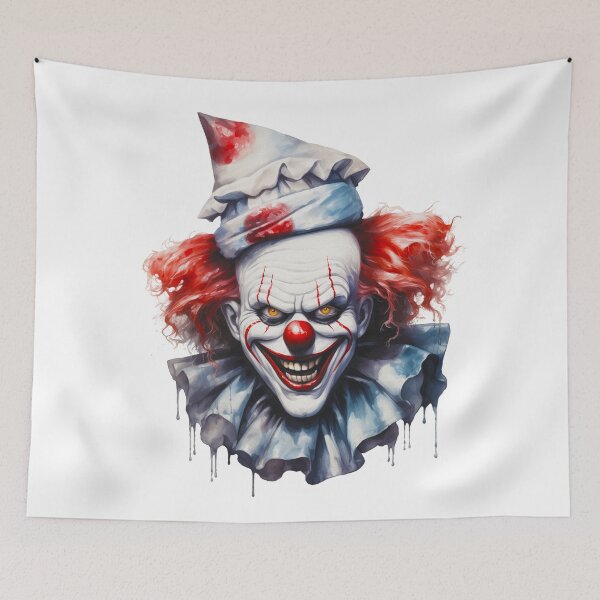 Item preview, Creepy Carnival Clown designed and sold by ZenEvoke.