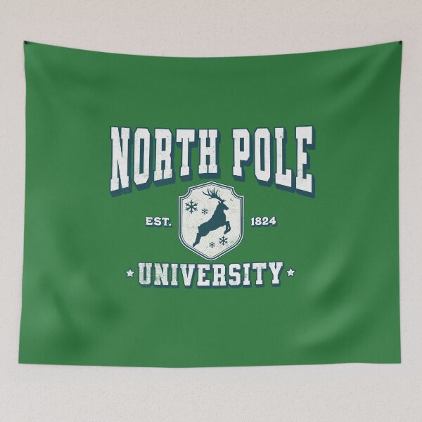Item preview, North Pole University in Merry Christmas  designed and sold by ddworkshop.