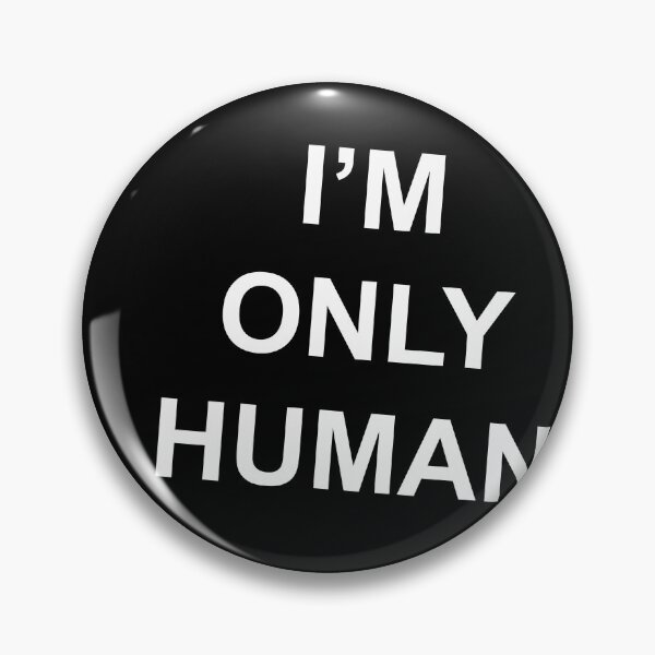 Item preview, I'm Only Human (B wonky!) designed and sold by Hoorahville.