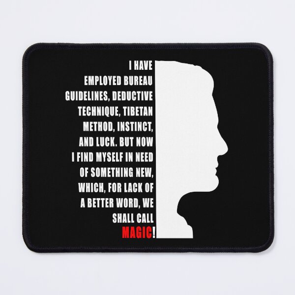 Item preview, Dale Cooper Quote white text designed and sold by SideSignal.