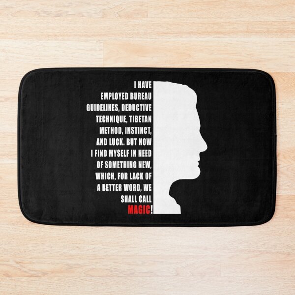 Item preview, Dale Cooper Quote white text designed and sold by SideSignal.