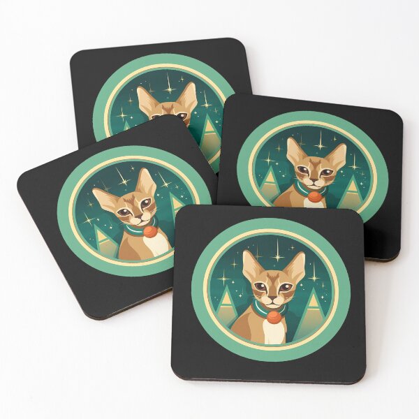 Item preview, Abyssinian Cat Xmas Ornament, Love Cats designed and sold by Logiamerch.
