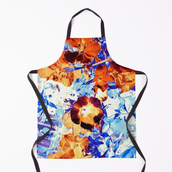 Item preview, Orange flowers with blue leaves designed and sold by Gabriel BOCQUAIRE.