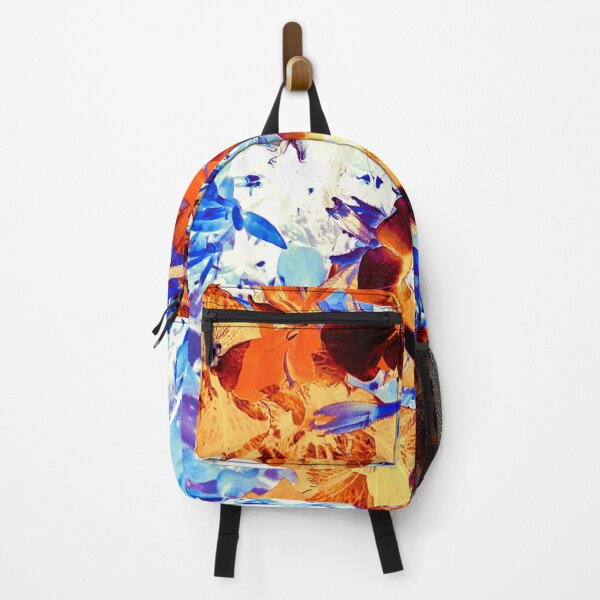 Item preview, Orange flowers with blue leaves designed and sold by Gabriel BOCQUAIRE.