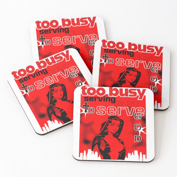 Item preview, Divine Rebellion: Too Busy Serving Cunt to Serve God designed and sold by elettrazunino.