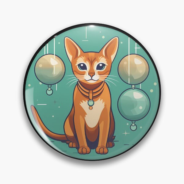 Item preview, Abyssinian Cat Xmas Ornament, Love Cats designed and sold by Logiamerch.