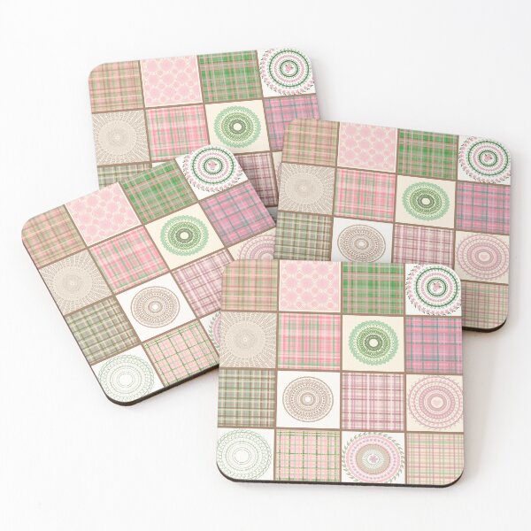 Item preview, Plaid and Mandala Quilt  designed and sold by JaygiesDesign.