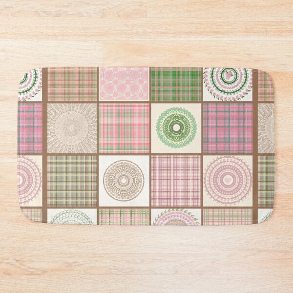 Item preview, Plaid and Mandala Quilt  designed and sold by JaygiesDesign.