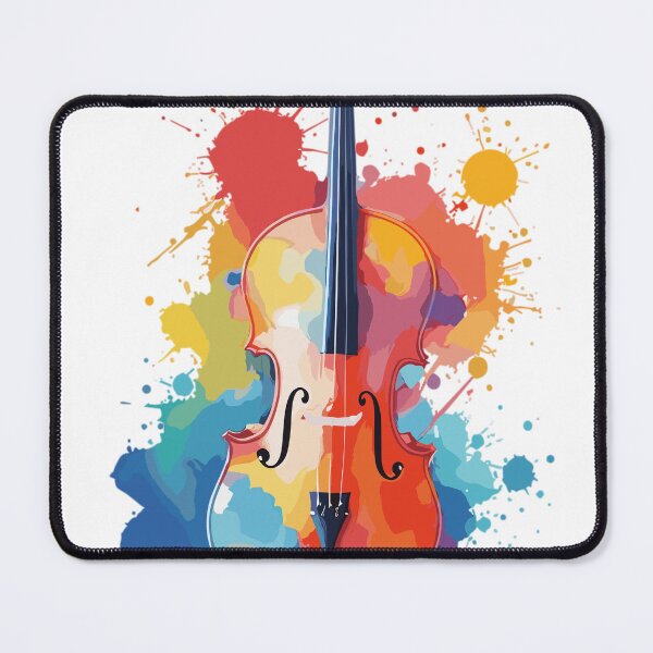 Item preview, Cello in watercolors designed and sold by LongIslandDesgn.
