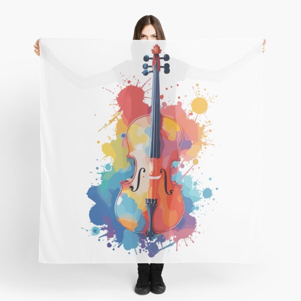 Item preview, Cello in watercolors designed and sold by LongIslandDesgn.