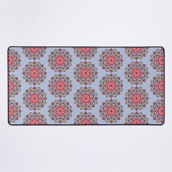 Item preview, Colorful Rangoli Fabric Art Design designed and sold by Jollys-ArtShop.