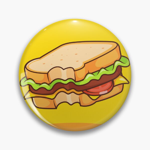 Item preview, "Floating Sandwich Cartoon Vector Icon Illustration designed and sold by hjian8219.