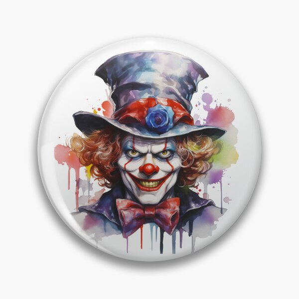 Item preview, Creepy Carnival Clown designed and sold by ZenEvoke.