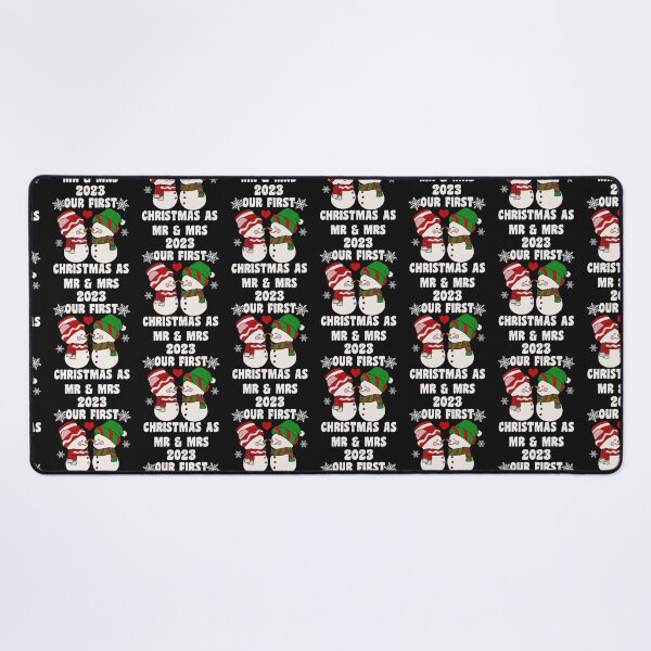 Item preview, Our First Christmas as Mr & Mrs 2023 Christmas designed and sold by Cute & Sassy Custom Gifting Boutiques.