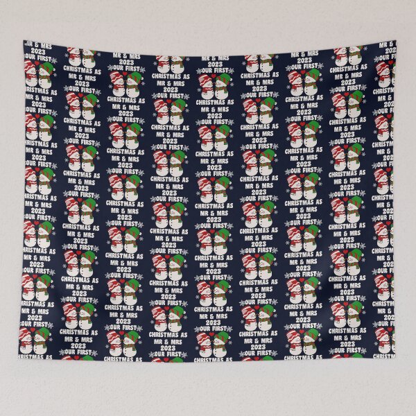 Item preview, Our First Christmas as Mr & Mrs 2023 Christmas designed and sold by tamdevo1.