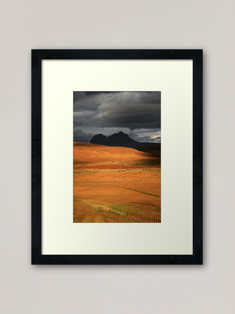 Alternate view of Suilven Shadow Framed Art Print