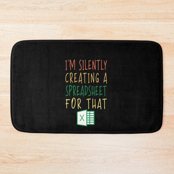 Item preview, Retro Funny Spreadsheet Design For Actuary Statistician I'm Silently Creating A Spreadsheet For That designed and sold by midodesign20.