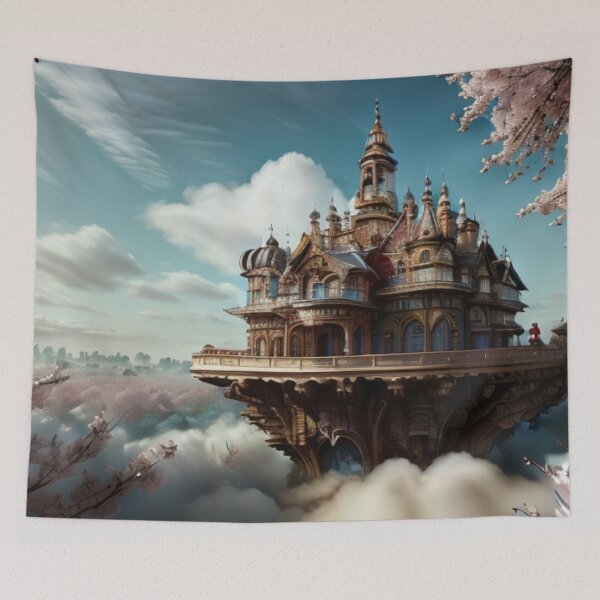Item preview, a big palace over the clouds designed and sold by mikaws.
