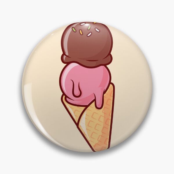 Item preview, Floating Ice Cream Cone Cartoon Vector Icon Illustration designed and sold by hjian8219.