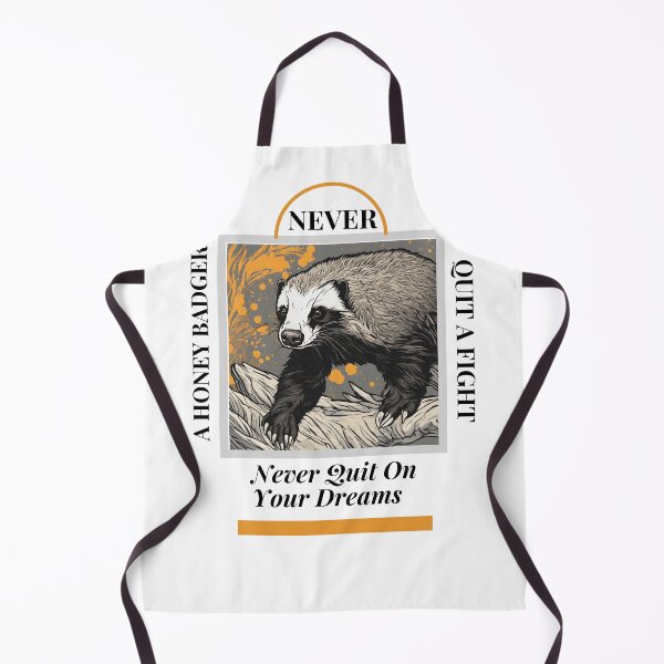 Item preview, Fearless Honey Badger designed and sold by LevelUpYourMotivation.