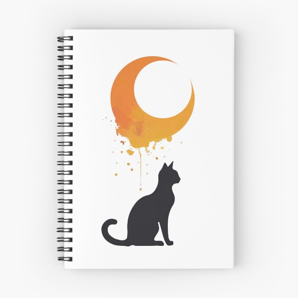 Item preview, Cat against the moon  designed and sold by Lukasz Kobylka.