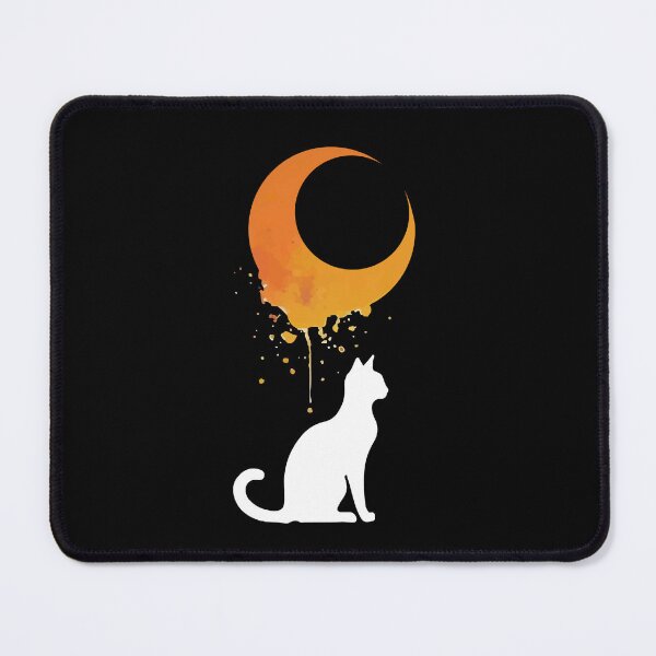 Item preview, Cat against the moon  designed and sold by Lukasz Kobylka.