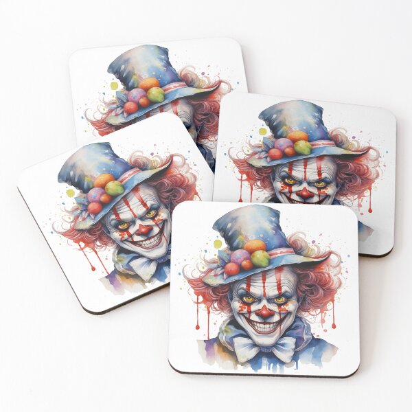 Item preview, Creepy Carnival Clown designed and sold by ZenEvoke.