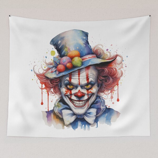 Item preview, Creepy Carnival Clown designed and sold by ZenEvoke.