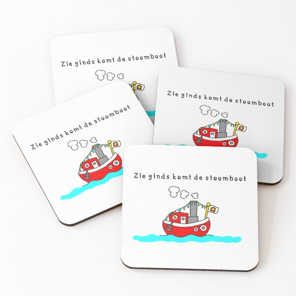 Item preview, Zie ginds komt de stoomboot  designed and sold by Krissys-Art.