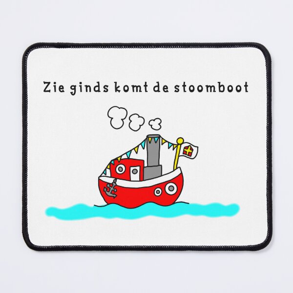 Item preview, Zie ginds komt de stoomboot  designed and sold by Krissys-Art.