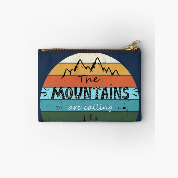 Item preview, The mountains are calling retro style design designed and sold by Alyn8.