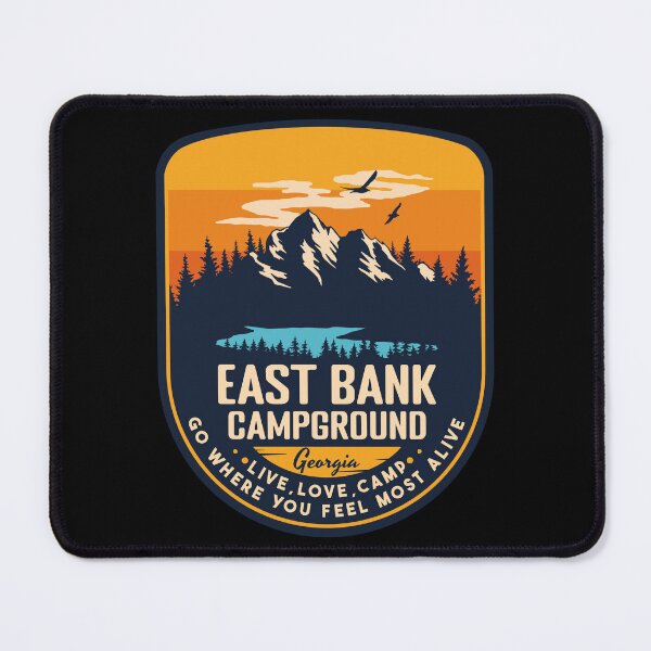 Item preview, Campamento East Bank Georgia Insignia GA Bosque y naturaleza designed and sold by mountainfad.