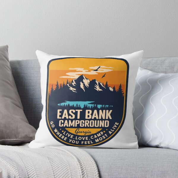 Item preview, East Bank Campground Georgia GA Badge Forest and Wilderness  designed and sold by mountainfad.