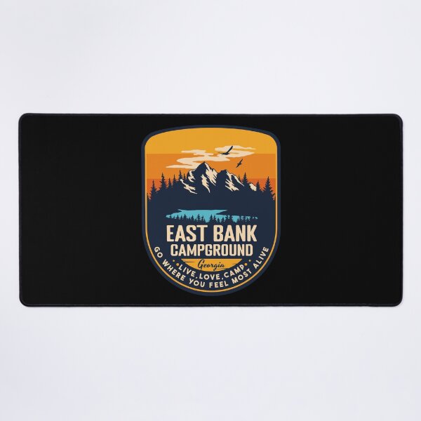 Item preview, East Bank Campground Georgia GA Badge Forest and Wilderness  designed and sold by mountainfad.