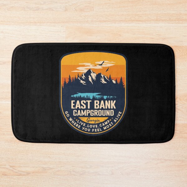 Item preview, East Bank Campground Georgia GA Badge Forest and Wilderness  designed and sold by mountainfad.