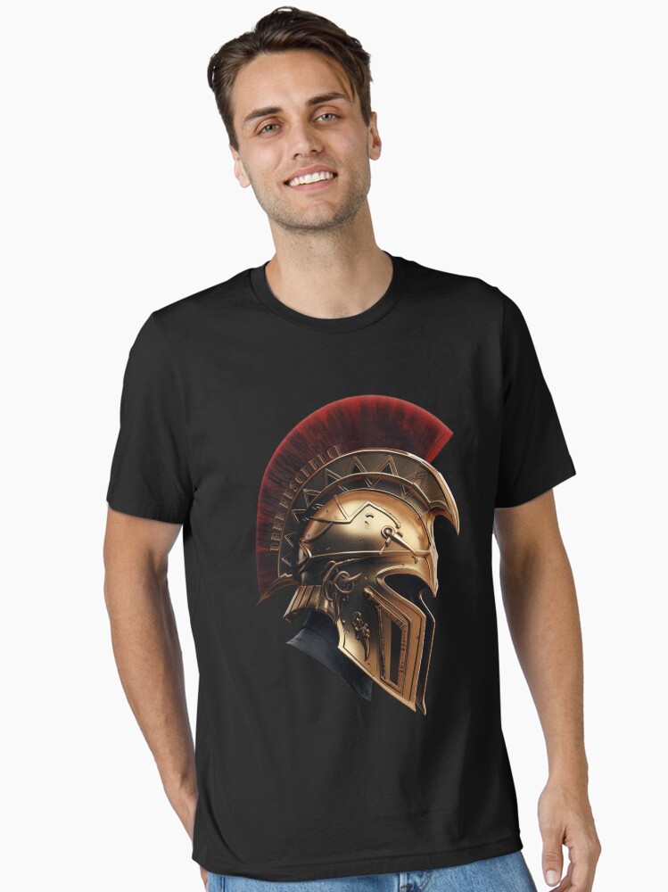Vintage Spartan Helmet T-Shirt - Warrior Tee Shirt Vintage Spartan Helmet T-Shirt - Warrior Tee Shirt