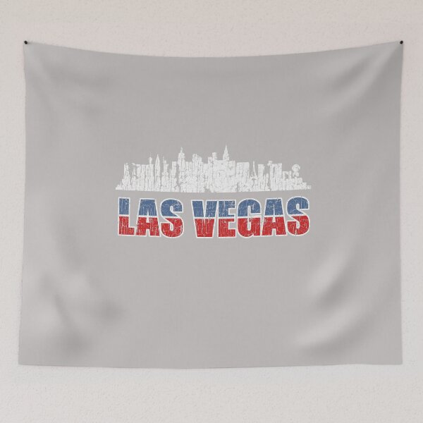 Item preview, Las Vegas Skyline, Architecture. Distressed Retro Vintage Illustration. designed and sold by STYLESYNDIKAT.
