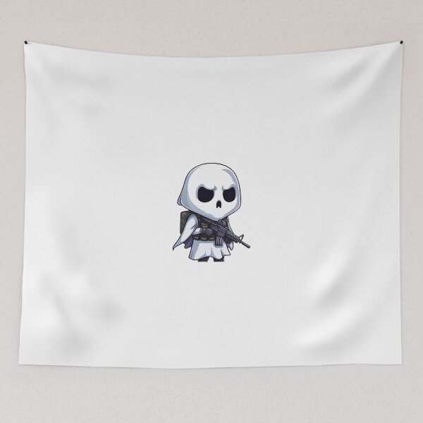 Item preview, Chibi ghost soldier designed and sold by Wxjtecki.