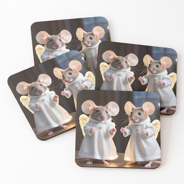 Item preview, Christmas Angel Mice designed and sold by Awesome Things.