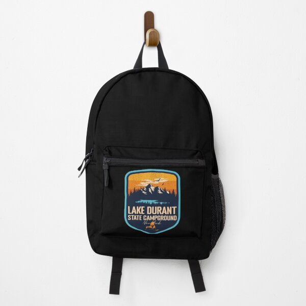 Item preview, Lake Durant State Campground New York - NY Sunset Grunge Texture Badge Forest and Wilderness designed and sold by mountainfad.