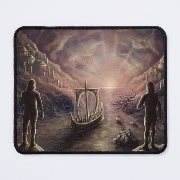 Item preview, Ulysses sailing in Homer's odyssey designed and sold by MacchabeeArt.