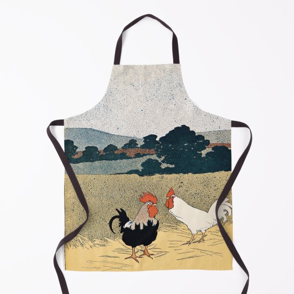 Item preview, Two Roosters in a Field by Edward Penfield designed and sold by Suzana Djordjevic.