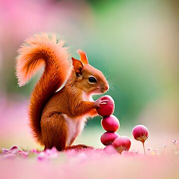 Artwork thumbnail, AI Art- Squirrel #2 by wohnfuehlfabrik