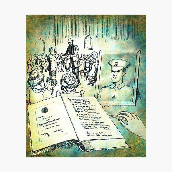 Item preview, Elisabeth Owen - Epitaph to her Son - Harcourt Owen 1899 - 1918 designed and sold by Pictures With A Message.