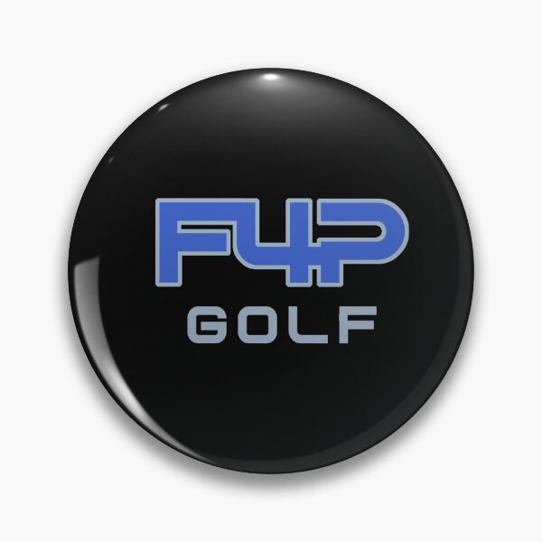 Artikelvorschau, F4P Fighting 4 Par Golf Style Banner Design Blau Grau entworfen und verkauft von FuddalanDesigns.