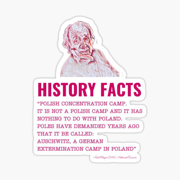 Item preview, History Facts About Auschwitz Words of Holocaust Survivor designed and sold by QubaVero.