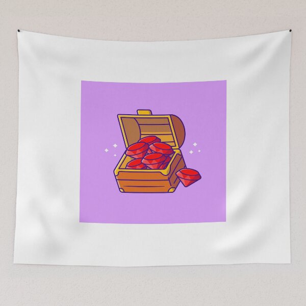 Item preview, Diamond in Box Cartoon Vector Icon Illustration designed and sold by hjian8219.